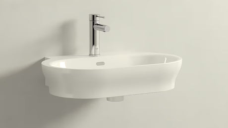 Chromo spalvos praustuvo maišytuvas Grohe Essence New su svirtiniu valdymu ir lygiu korpusu