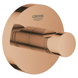 Kabliukas chalatui Grohe Essentials, warm sunset spalvos, su paslėptu tvirtinimu ir Grohe StarLight paviršiumi.