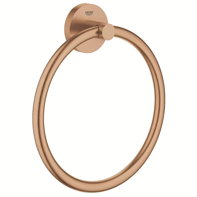 Rankšluosčių žiedas Grohe Essentials, Brushed Warm Sunset spalvos, su paslėptu tvirtinimu