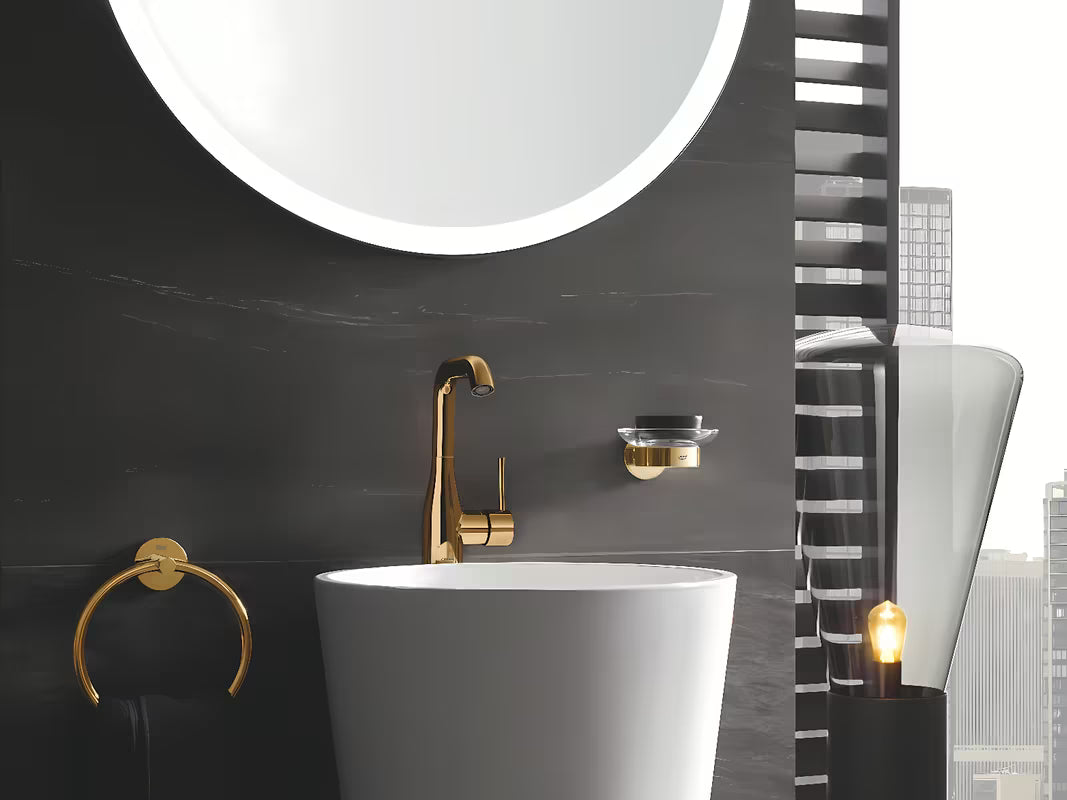 Rankšluosčių žiedas Grohe Essentials, cool sunrise spalvos, su paslėptu tvirtinimu