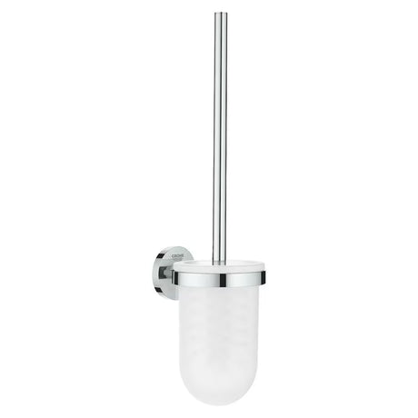 Grohe Essentials rinkinys WC šepečiai, chromo spalvos, montuojamas ant sienos, su paslėptu tvirtinimu