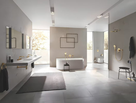 WC šepečiai Grohe Essentials rinkinys su Grohe StarLight paviršiumi, cool sunrise spalvos, su paslėptu tvirtinimu