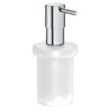 Grohe Essentials skysto muilo dozatorius be laikiklio, chromo apdaila, su stikliniu indu