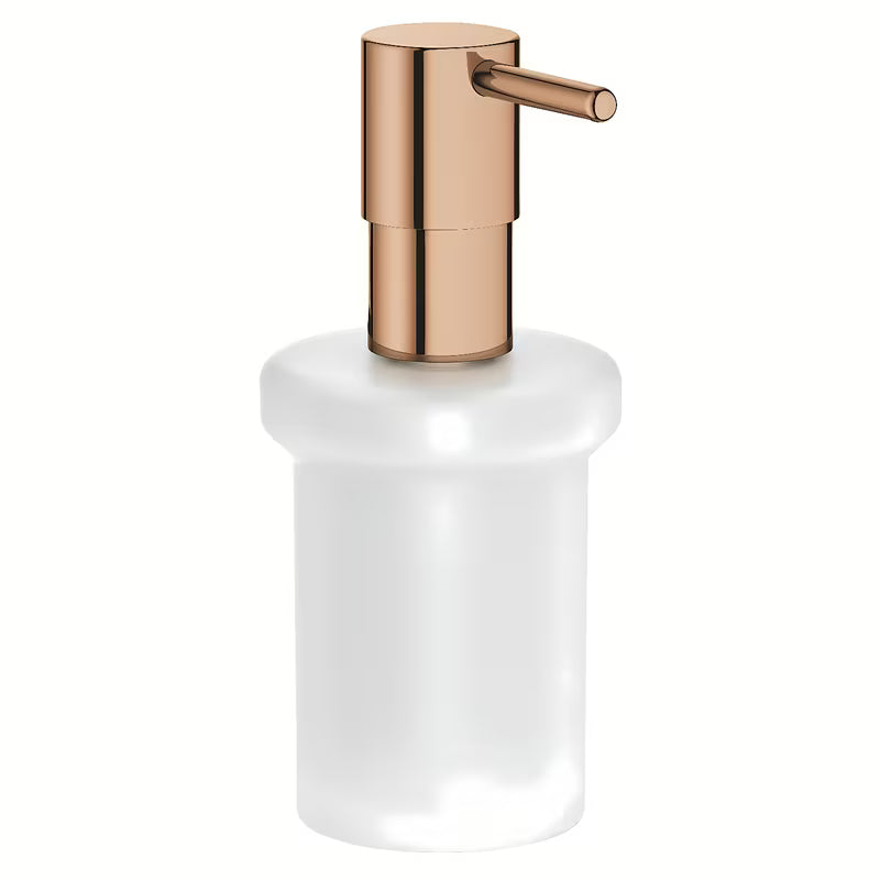 Skysto muilo dozatorius Grohe Essentials be laikiklio, spalva warm sunset, stiklas ir metalas