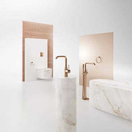 Tualetinio popieriaus laikiklis Grohe Essentials be dangčio, apdaila warm sunset, su paslėptu tvirtinimu