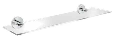 Stiklinė lentynėlė Grohe Essentials, chromo spalvos, su paslėptu tvirtinimu