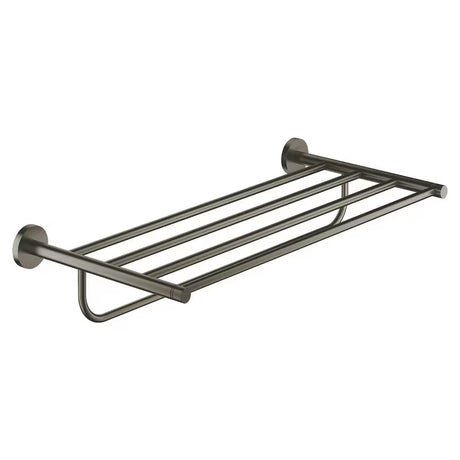 Laikiklis keliems rankšluosčiams Grohe Essentials Brushed Hard Graphite apdailos, su paslėptu tvirtinimu