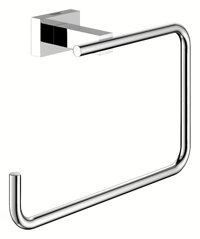 Chromuotas rankšluosčių žiedas Grohe Essentials Cube su paslėptu tvirtinimu