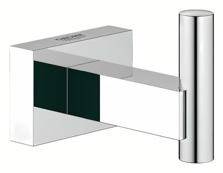 Chromuotas sieninis kabliukas chalatui Grohe Essentials Cube su paslėptu tvirtinimu