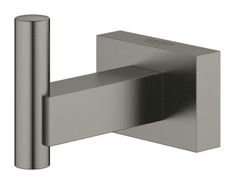 Kabliukas chalatui Grohe Essentials Cube, šukuoto hard graphite apdailos, su paslėptu tvirtinimu