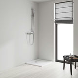 Dušo komplektas Grohe Euphoria 110 Massage chromo spalvos su rankiniu dušu, dušo stovu ir EasyReach lentynėle