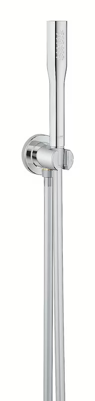 Grohe Euphoria Cosmopolitan dušo komplektas chromo spalvos su rankiniu dušu, laikikliu ir Silverflex 1500 mm žarna