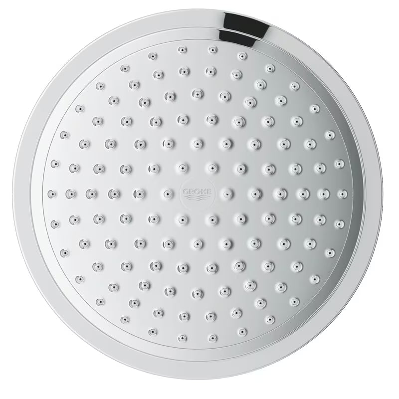 Chromuotas viršutinis dušas Grohe Euphoria Cosmopolitan 180 su apvalia galvute ir Rain srove