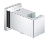 Chromo spalvos išvadas potinkinis Grohe Euphoria Cube su dušo laikikliu, kvadratinio dizaino