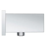Chromo spalvos išvadas potinkinis Grohe Euphoria Cube su dušo laikikliu, kvadratinio dizaino