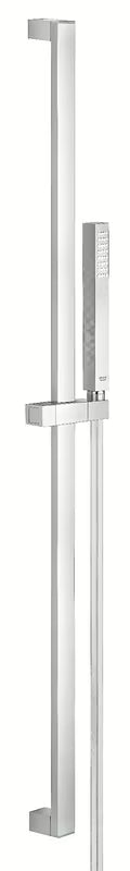 Dušo komplektas Grohe Euphoria Cube chromo spalvos, su rankiniu dušu, stovu ir žarna
