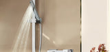 Rankinio dušo Komplektas Grohe Euphoria Cube chromo spalvos, su rankiniu dušu, laikikliu ir dušo žarna Silverflex 1 250 mm.