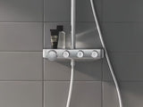 Chrominis dušo sistema Grohe Euphoria smartcontrol su termostatu, viršutiniu dušu ir rankiniu dušeliu