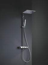 Chrominis dušo sistema Grohe Euphoria smartcontrol su termostatu, 310 mm viršutiniu dušu ir rankiniu dušu
