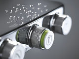 Chrominis dušo sistema Grohe Euphoria smartcontrol su termostatu, 310 mm viršutiniu dušu ir rankiniu dušu