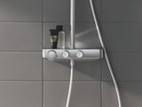 Dušo sistema Grohe Euphoria smartcontrol System chromo spalvos su termostatiniu maišytuvu, su viršutiniu ir rankiniu dušu