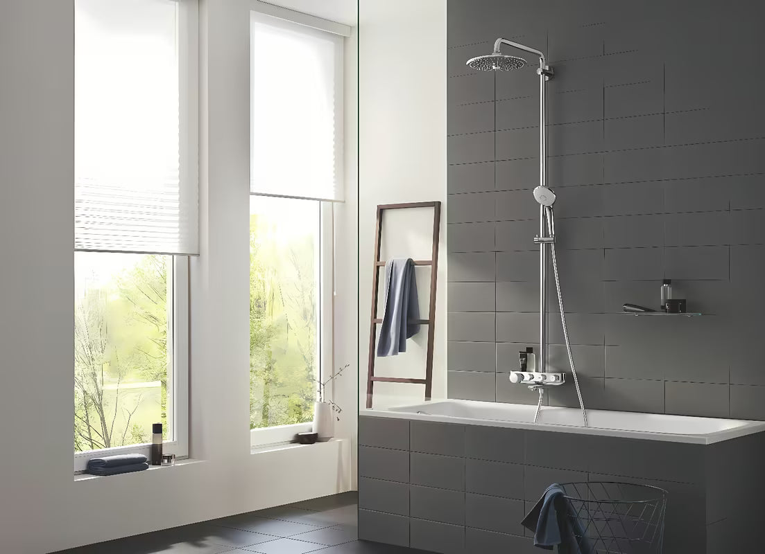 Grohe Euphoria smartcontrol System dušo sistema su termostatiniu maišytuvu chromo spalvos