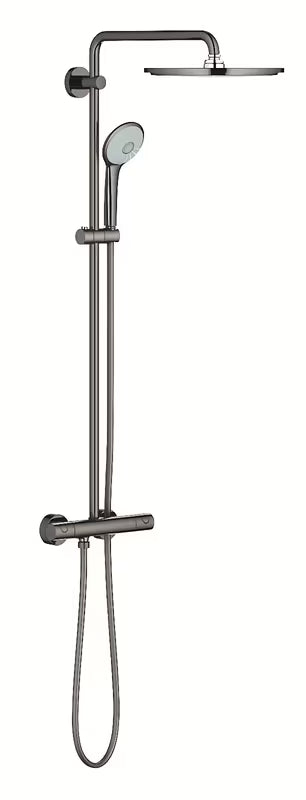 Dušo sistema Grohe Euphoria System su termostatiniu maišytuvu, paviršius Hard Graphite