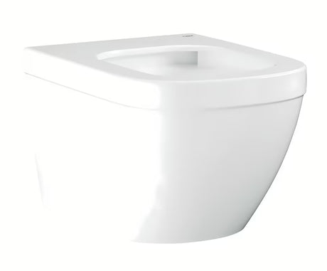 Kompaktiškas pakabinamas KLOZETAS Grohe Euro Ceramic baltos spalvos Alpine White su rimless konstrukcija