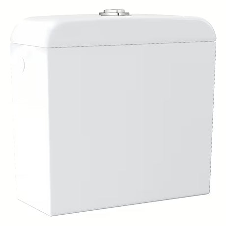 Nuleidimo bakelis Grohe Euro Ceramic su šoniniu vandens įvadu, Alpine White spalvos, su DualFlush nuleidimo sistema.