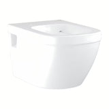 Baltas pakabinamas KLOZETAS Grohe Euro Ceramic Rimless su galiniu nuotaku ir giliu nuplovimu