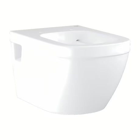 Baltas pakabinamas KLOZETAS Grohe Euro Ceramic Rimless su galiniu nuotaku ir giliu nuplovimu