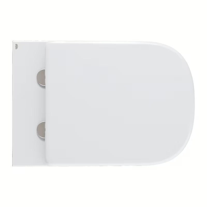 Baltas pakabinamas KLOZETAS Grohe Euro Ceramic Rimless su galiniu nuotaku ir giliu nuplovimu