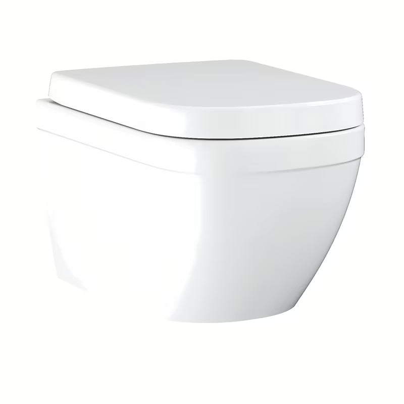Pakabinami WC komplektas Grohe Euro Ceramic baltos spalvos, su rimless dubeniu ir sėdyne su softclose