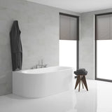 Chromuota vonios maišytuvas Grohe Eurocube su dušo komplektu su rankiniu dušeliu Euphoria Cube+.