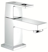 Chromuotas praustuvo maišytuvas Grohe Eurocube su taupiu Grohe EcoJoy vandens srautu ir SpeedClean aeratoriumi