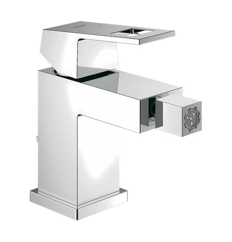 Grohe Eurocube svirtinis stovintis bidė maišytuvas su praustuvo dugno vožtuvas chromo spalvos
