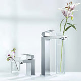 Grohe Eurocube aukštas praustuvo maišytuvas chromo apdailos pro pastatomas ant stalviršio praustuvas