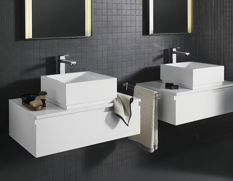 Grohe Eurocube aukštas praustuvo maišytuvas chromo apdailos pro pastatomas ant stalviršio praustuvas