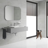 Chromuotas svirtinis praustuvo maišytuvas Grohe Eurocube kvadratinio dizaino su Grohe EcoJoy technologija