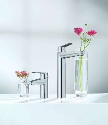 Grohe Eurodisc Cosmopolitan XL aukšta svirtinis praustuvo maišytuvas chromo spalvos pro laisvai pastatomas praustuvas