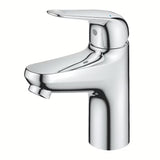 Chromuotas svirtinis praustuvo maišytuvas Grohe Euroeco su taupia Grohe Water Saving technologija