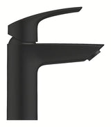 Grohe Eurosmart svirtinis praustuvo maišytuvas matinės juodos spalvos su praustuvo dugno vožtuvas