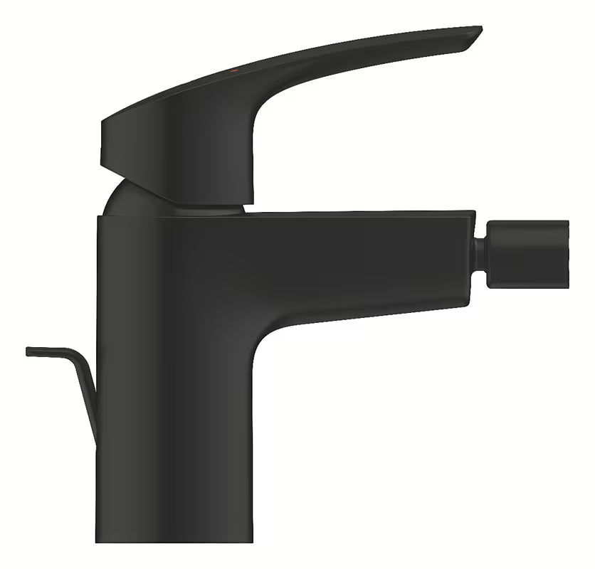 Grohe Eurosmart svirtinis bidė maišytuvas su praustuvo dugno vožtuvas matinės juodos spalvos