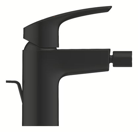 Grohe Eurosmart svirtinis bidė maišytuvas su praustuvo dugno vožtuvas matinės juodos spalvos