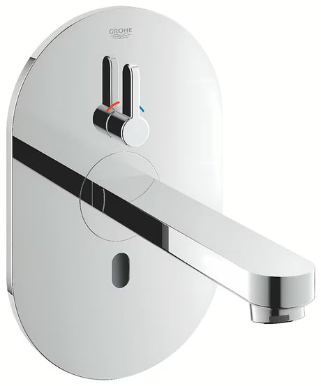 Chromuota potinkinė sensorinė praustuvo maišytuvas Grohe Eurosmart su infraraudonųjų spindulių jutikliu