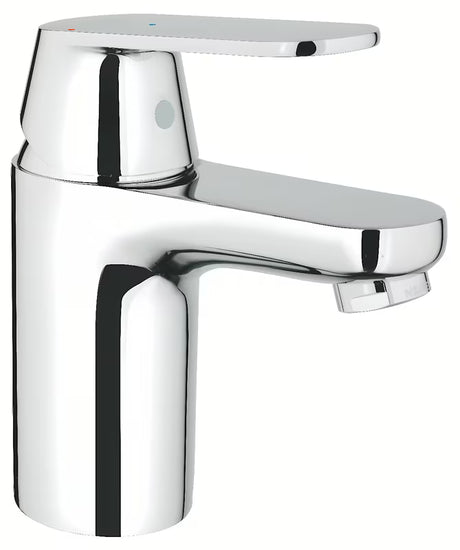 Chromo spalvos praustuvo maišytuvas Grohe Eurosmart Cosmopolitan be praustuvo dugno vožtuvas su svirtiniu valdymu