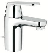 Chromuotas svirtinis praustuvo maišytuvas Grohe Eurosmart Cosmopolitan su dugno vožtuvu
