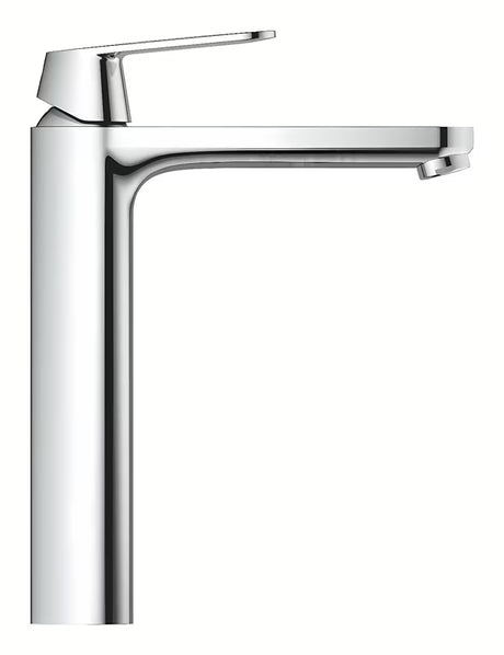 Grohe Eurosmart Cosmopolitan aukštas praustuvo maišytuvas chromo apdailos pro laisvai pastatomi praustuvai.