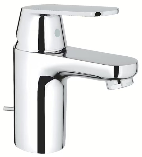 Chrominis praustuvo maišytuvas Grohe Eurosmart Cosmopolitan su svirtiniu valdymu ir dugno vožtuvu