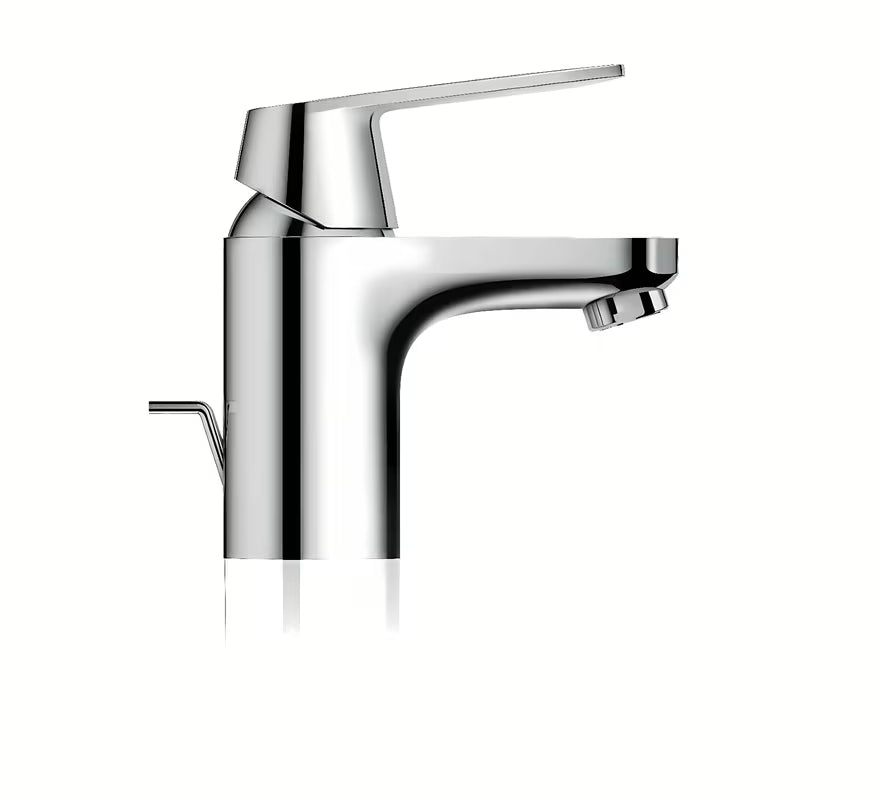 Chrominis praustuvo maišytuvas Grohe Eurosmart Cosmopolitan su svirtiniu valdymu ir dugno vožtuvu